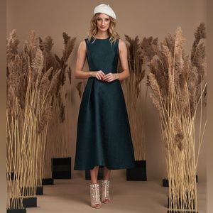 Kay Unger Benedetta Jacquard Cocktail Dress